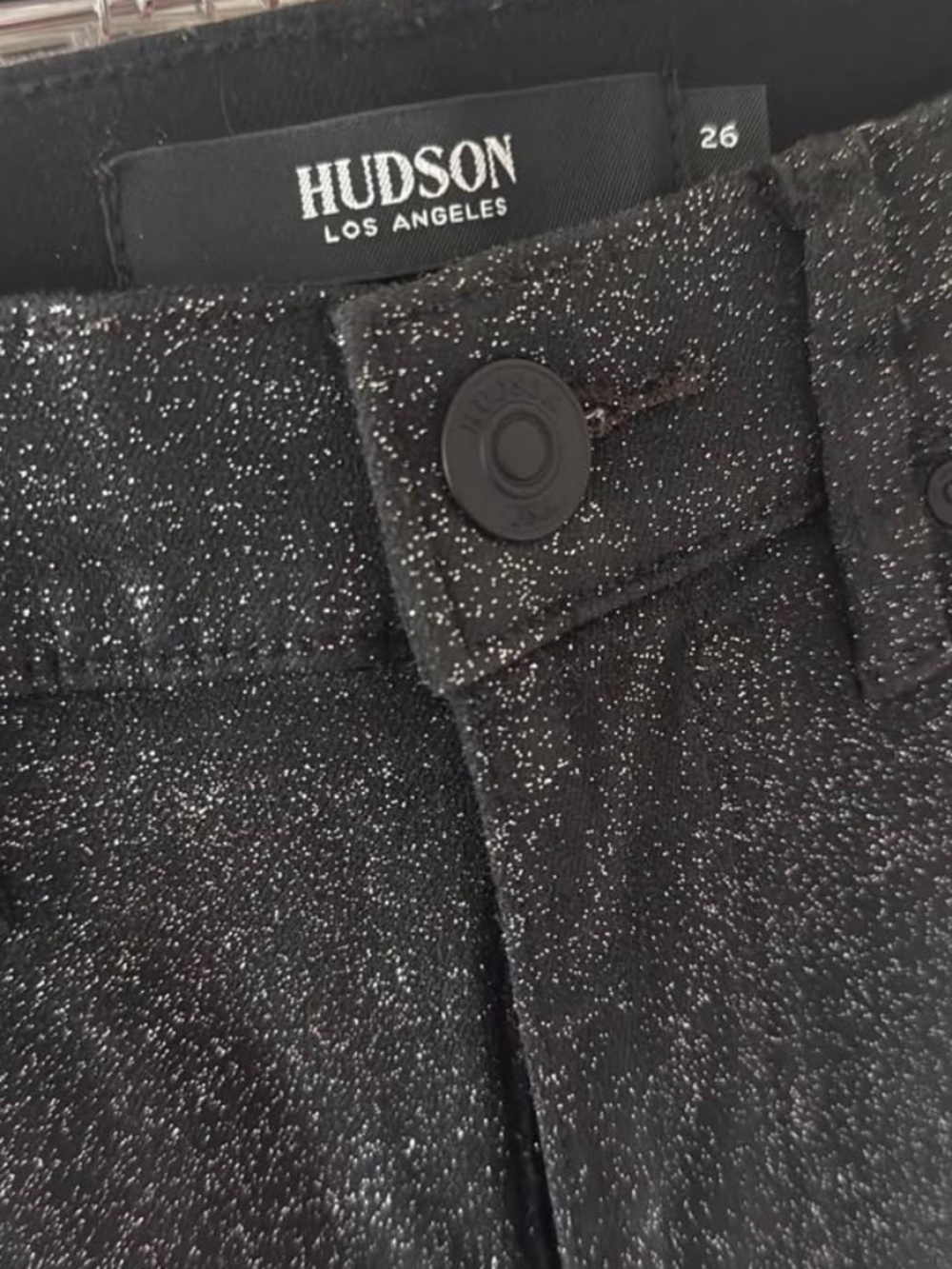 HUDSON Stretch Metallic Jeans – Size 26